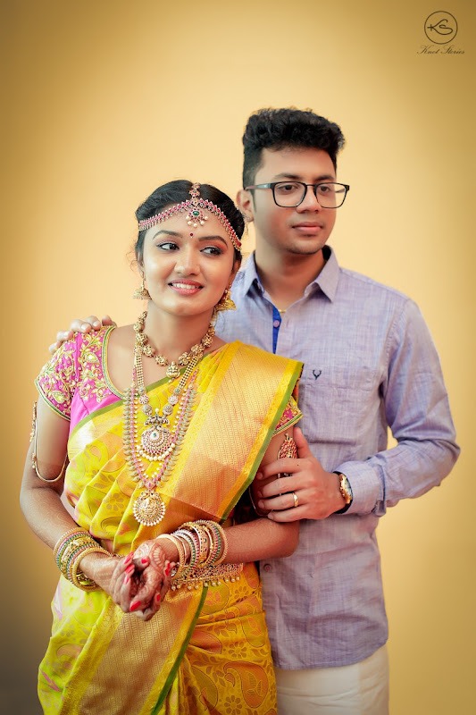Love story captured from engagement to wedding